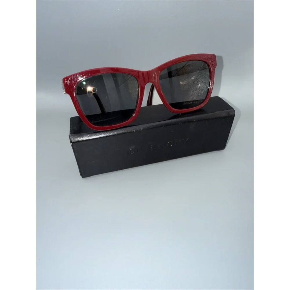 Givenchy GV0112 Shiny Red Authentic Sunglasses polarized lens & Givenchy Case